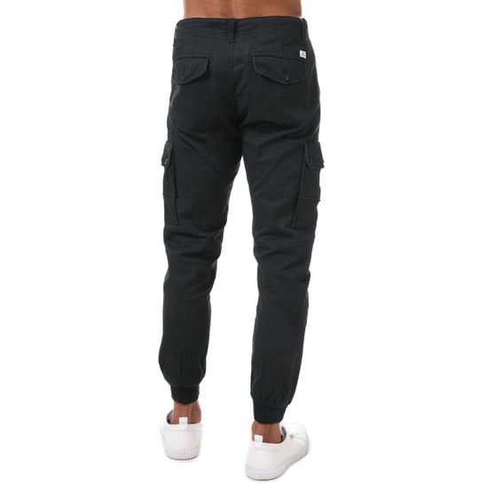 Pantalones Cargo Slim Fit Paul Warner de Jack Jones para Hombre en Negro - Image 2