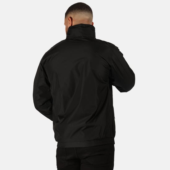 Regatta Dover Waterproof Windproof Jacket (Thermo-Guard Insulation) (Black/Ash) - Image 2