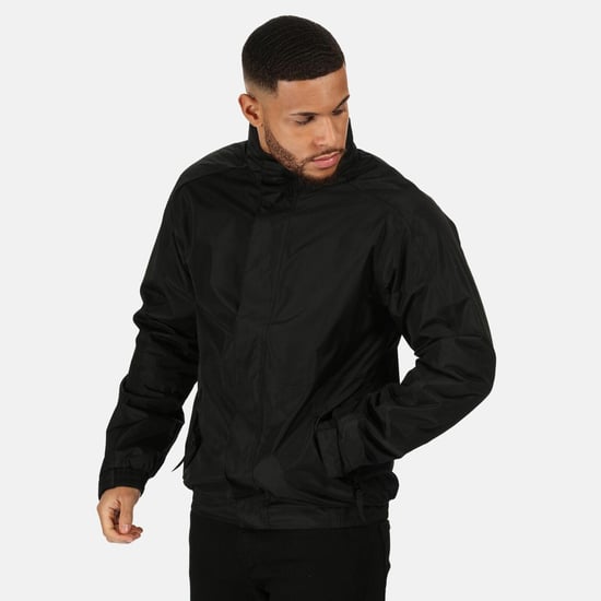 Regatta Dover Waterproof Windproof Jacket (Thermo-Guard Insulation) (Black/Ash) - Image 3