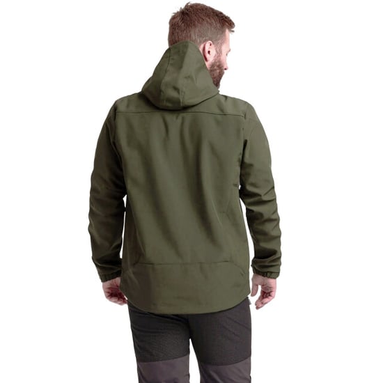 Trespass Mens Marlon Soft Shell Jacket (Ivy) - Image 3