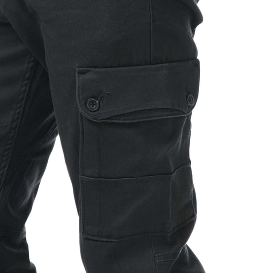 Pantalones Cargo Slim Fit Paul Warner de Jack Jones para Hombre en Negro - Image 5