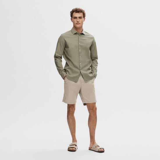 Selected Camisas Camisa Regbond Regular Fit Verde Vetiver - Image 2