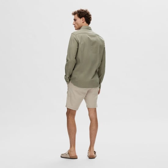 Selected Camisas Camisa Regbond Regular Fit Verde Vetiver - Image 3