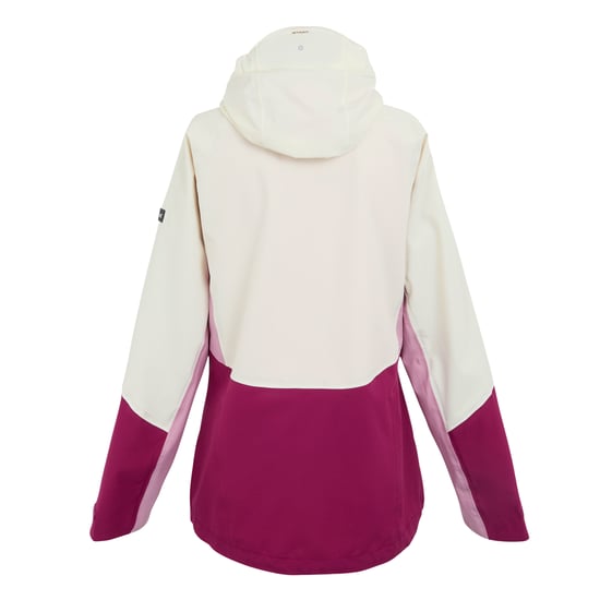 Regatta Womens/Ladies Raddick III Waterproof Jacket (Light Vanilla/Beaujolais/Lilas) - Image 2
