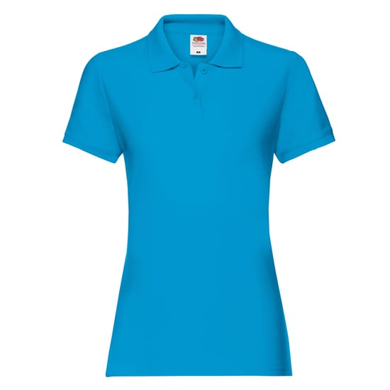 Fruit of the Loom Womens/Ladies Premium Polo Shirt (Azure Blue) - Image 1