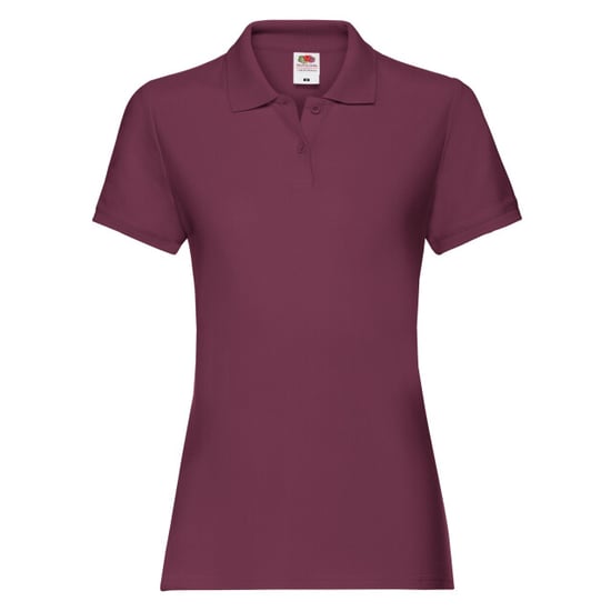 Fruit of the Loom Womens/Ladies Premium Polo Shirt (Burgundy) - Image 1