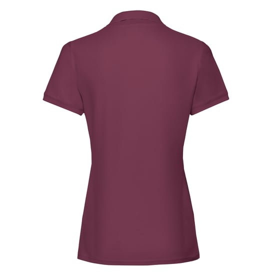 Fruit of the Loom Womens/Ladies Premium Polo Shirt (Burgundy) - Image 2