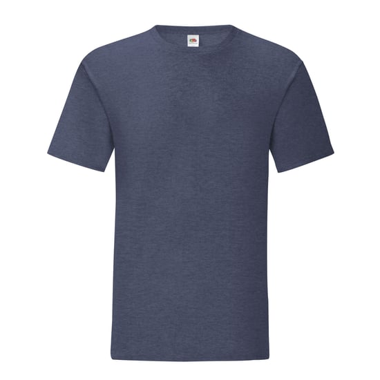 Fruit of the Loom Unisex Adult Iconic Heather T-Shirt (Heather Navy) - Image 1
