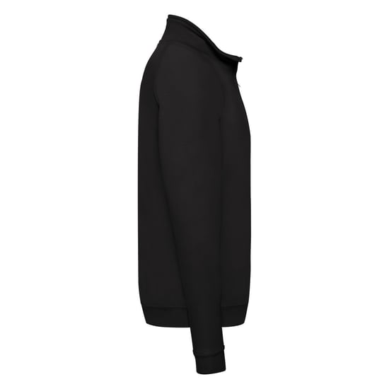 Fruit of the Loom Unisex Adult Classic Quarter Zip Sweatshirt (Black) - Image 3