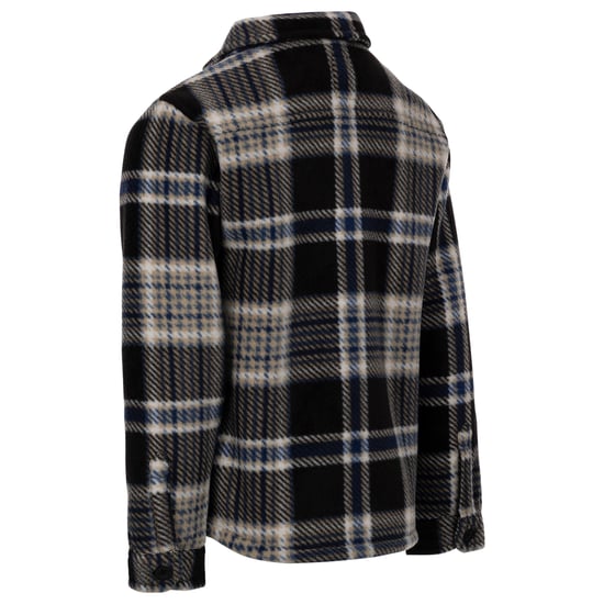 Trespass Boys Checkley Microfleece Shirt (Black) - Image 2