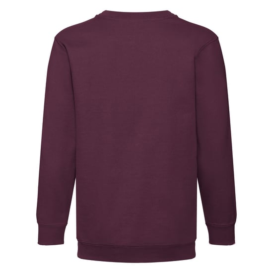 Fruit of the Loom Childrens/Kids Premium Set-in Sweatshirt (Burgundy) - Image 2