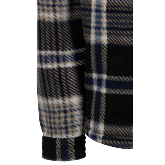 Trespass Boys Checkley Microfleece Shirt (Black) - Image 3