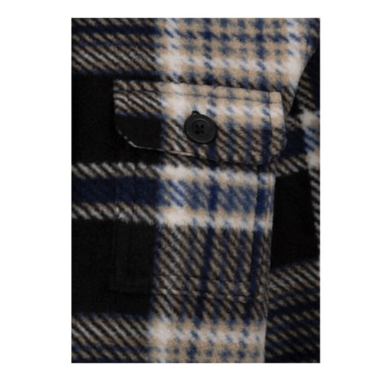 Trespass Boys Checkley Microfleece Shirt (Black) - Image 4
