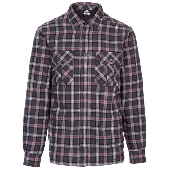 Trespass Mens Rapeseed Check Shirt (Dark Grey) - Image 1