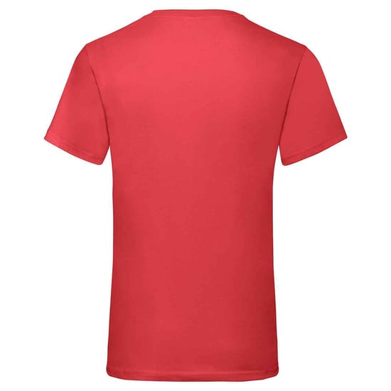 Fruit of the Loom Unisex Adult Valueweight V Neck T-Shirt (Red) - Image 2