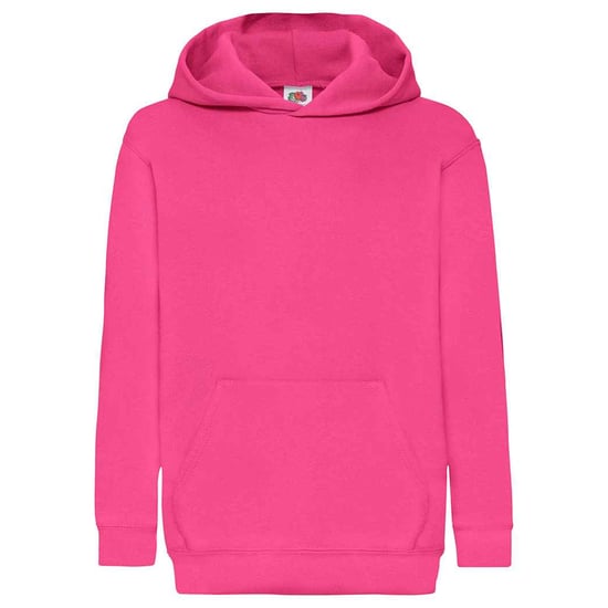 Fruit of the Loom Childrens/Kids Classic Hoodie (Fuchsia) - Image 1