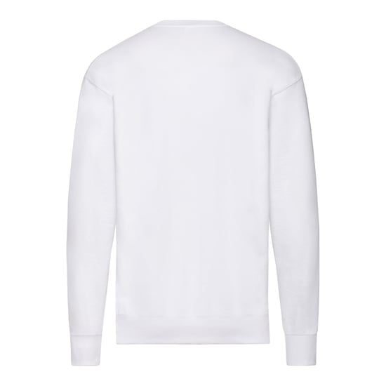 Fruit of the Loom Unisex Adult Lightweight Set-in Sweatshirt (White) - Image 2