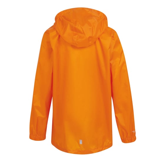 Regatta Great Outdoors Childrens/Kids Pack It Jacket III Waterproof Packaway Black (Persimmon) - Image 2