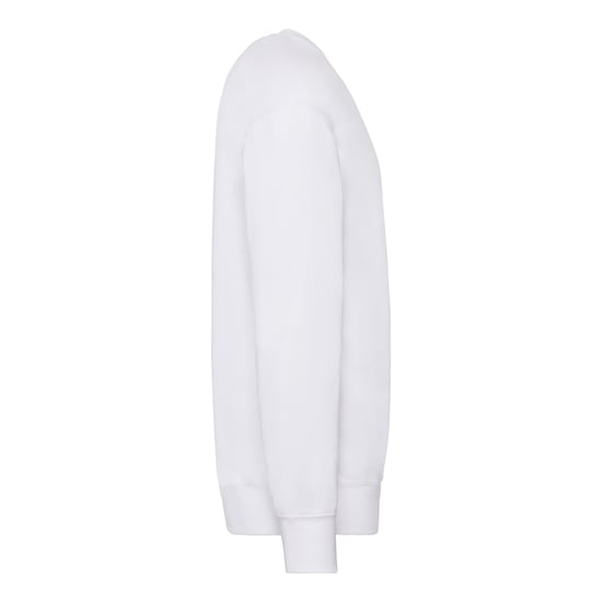 Fruit of the Loom Unisex Adult Lightweight Set-in Sweatshirt (White) - Image 3
