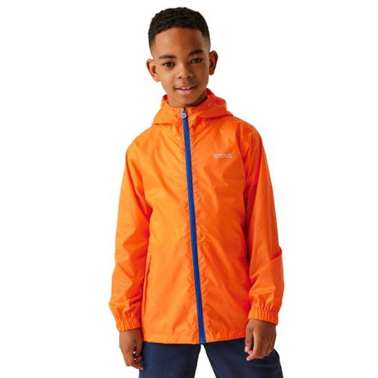 Regatta Great Outdoors Childrens/Kids Pack It Jacket III Waterproof Packaway Black (Persimmon) - Image 4
