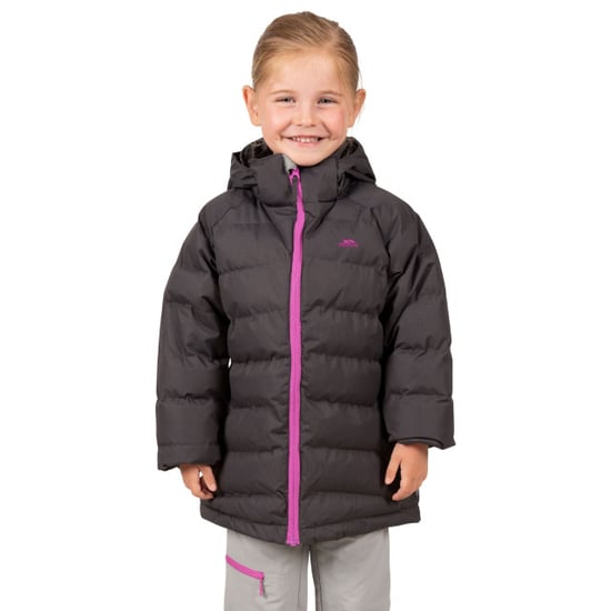 Trespass Childrens Girls Amira Casual Jacket (Dark Grey) - Image 3