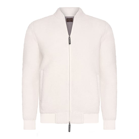 Cappuccino Italia Sweaters Sherpa Fleece Cardigan Blanco - Image 2