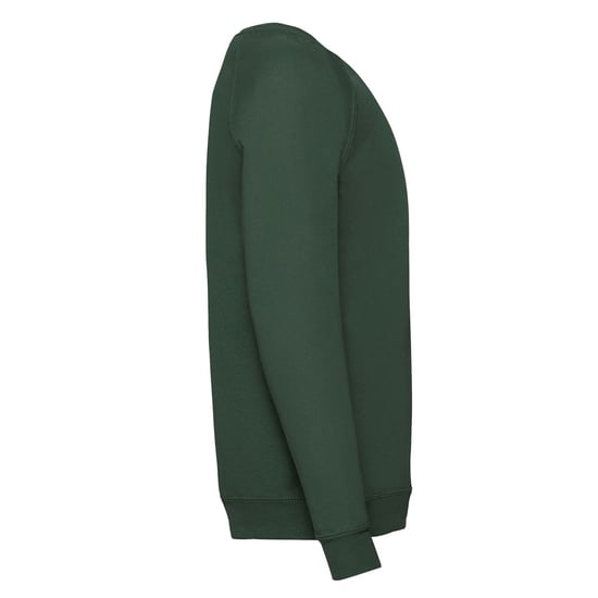 Fruit of the Loom Childrens/Kids Classic Raglan Sweatshirt (Bottle Green) - Image 3
