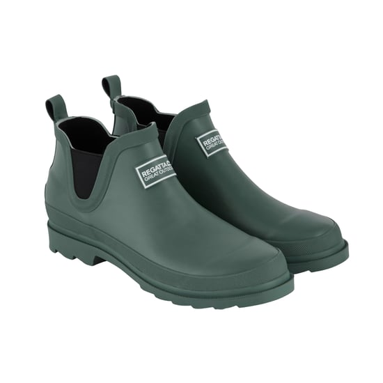Regatta Womens/Ladies Harper Plain Ankle Wellington Boots (Dark Forest Green) - Image 3
