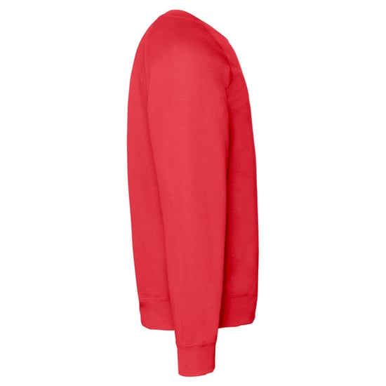 Fruit of the Loom Unisex Adult Classic Raglan Sweatshirt (Red) - Image 3