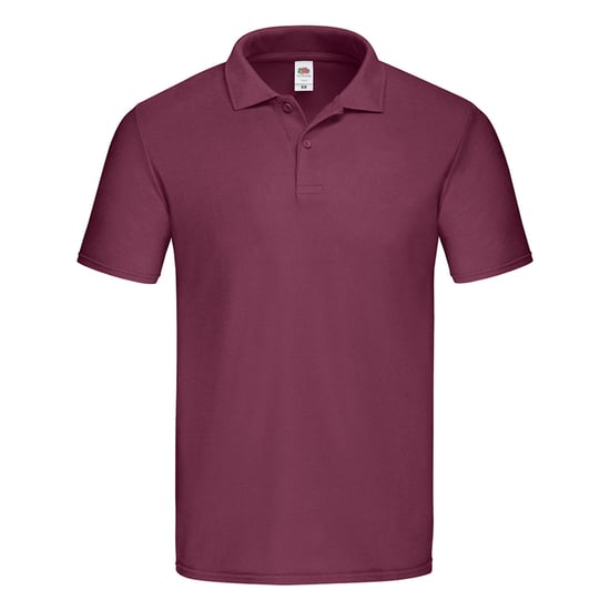 Fruit of the Loom Unisex Adult Original Polo Shirt (Burgundy) - Image 1