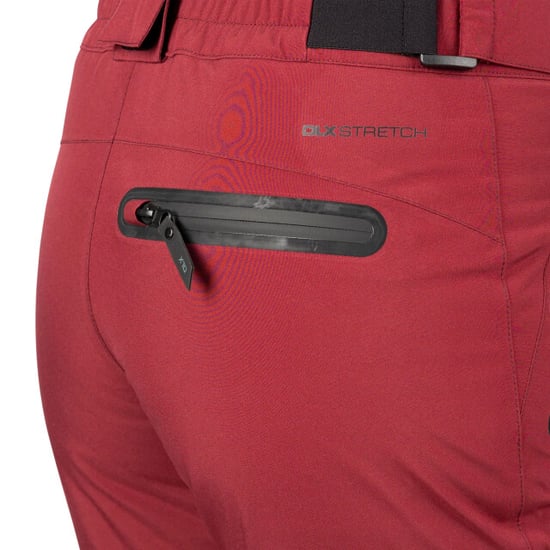 Womens/Ladies Marisol II DLX Waterproof Ski Trousers (Dark Cherry) - Image 4
