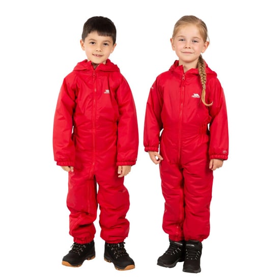 Trespass Kids Unisex Dripdrop Padded Waterproof Rain Suit - Image 3