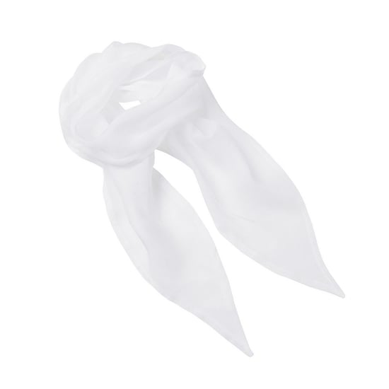 Premier Womens/Ladies Chiffon Scarf (White) - Image 2