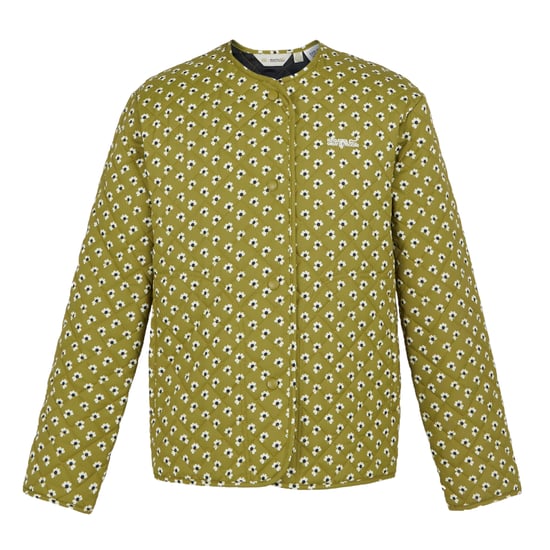 Regatta Womens/Ladies Orla Kiely Daisy Quilted Jacket (Clover Green) - Image 1