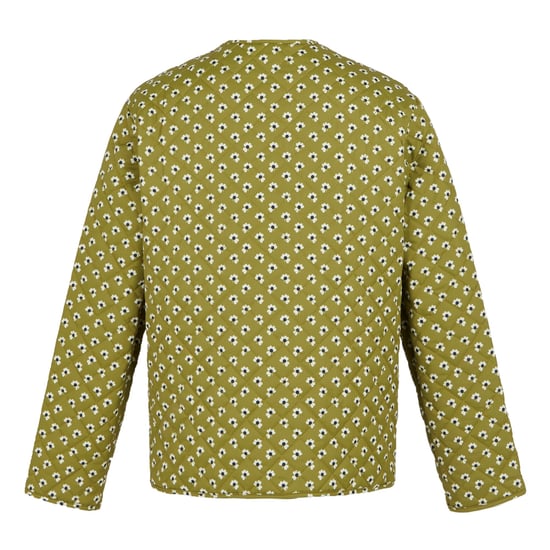 Regatta Womens/Ladies Orla Kiely Daisy Quilted Jacket (Clover Green) - Image 2