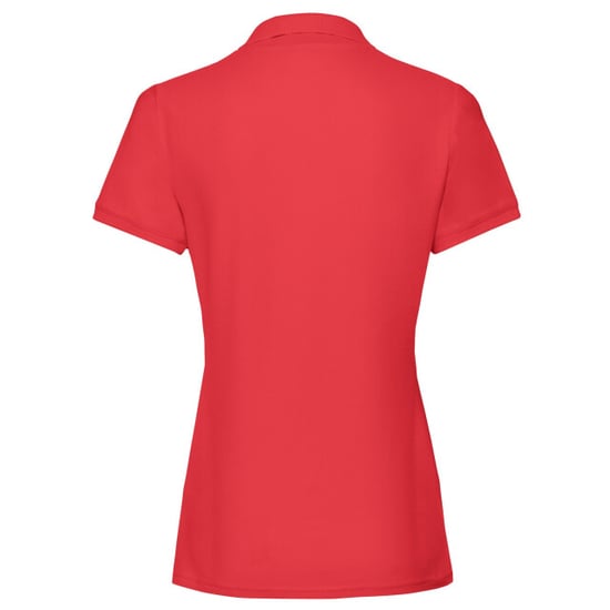 Fruit of the Loom Womens/Ladies Premium Polo Shirt (Red) - Image 3