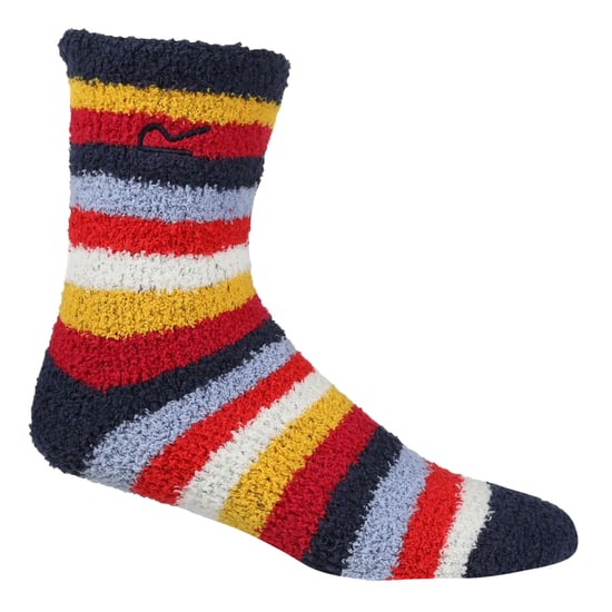 Regatta Womens/Ladies Cosy Socks (Pack of 3) (Navy/Duchess) - Image 3