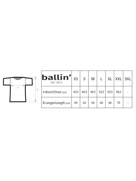 Ballin Est. 2013 Tee SS Panther Block Shirt Blanco - Image 3
