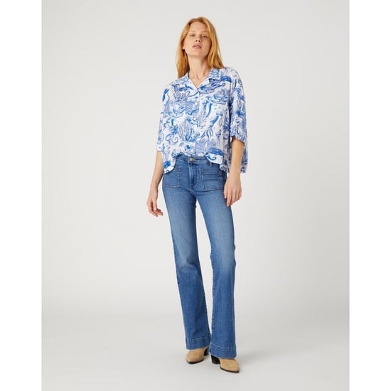 GB - Wrangler OUNGE SHIRT NAUTICAL BLUE - Image 3