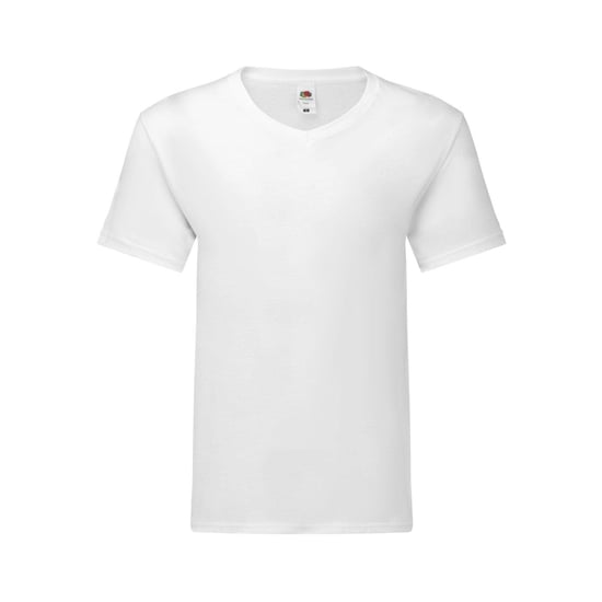 Fruit of the Loom Mens Iconic 150 V Neck T-Shirt (White) - Image 1