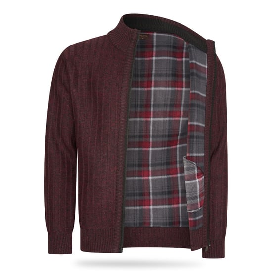 Cappuccino Italia Jerseys Chaqueta Bounded Borgoña Rojo - Image 3
