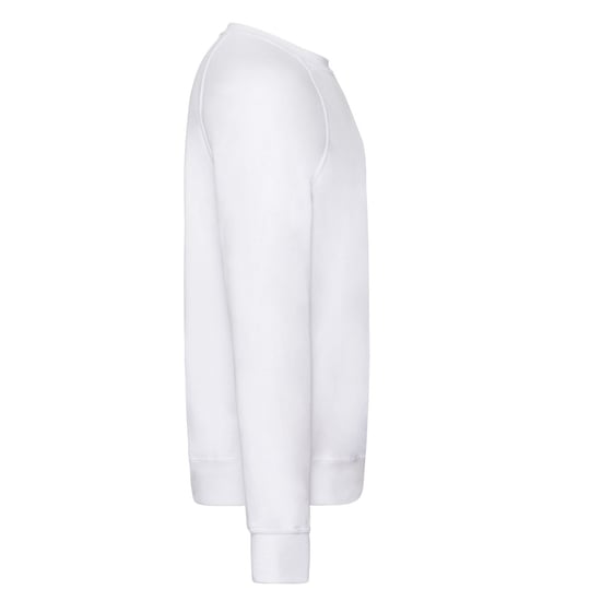 Fruit of the Loom Unisex Adult Lightweight Raglan Sweatshirt (White) - Image 3