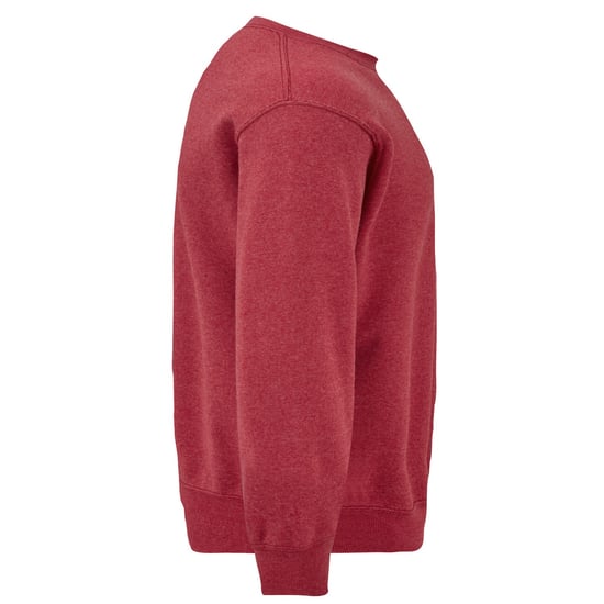 Fruit of the Loom Unisex Adult Classic Heather Set-in Sweatshirt (Red) - Image 3