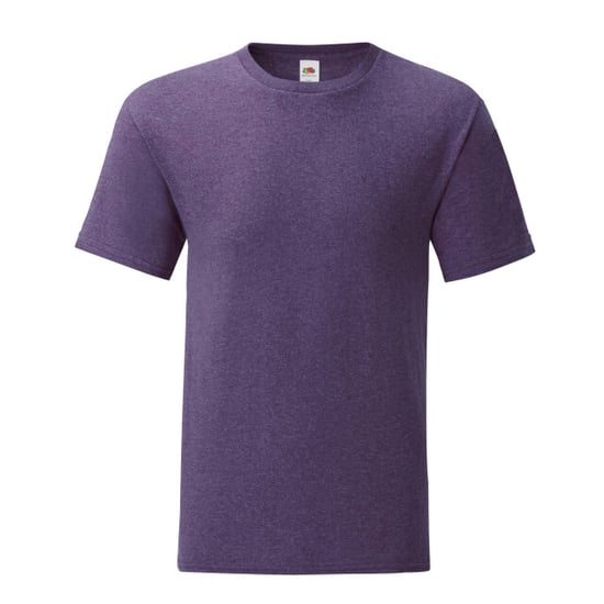 Fruit of the Loom Unisex Adult Iconic Heather T-Shirt (Heather Purple) - Image 1