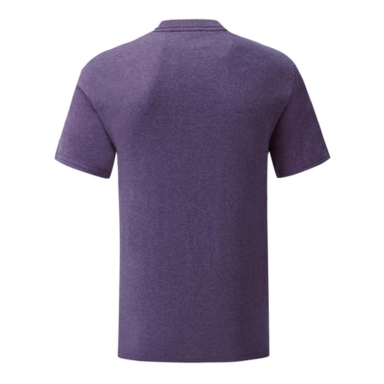 Fruit of the Loom Unisex Adult Iconic Heather T-Shirt (Heather Purple) - Image 2