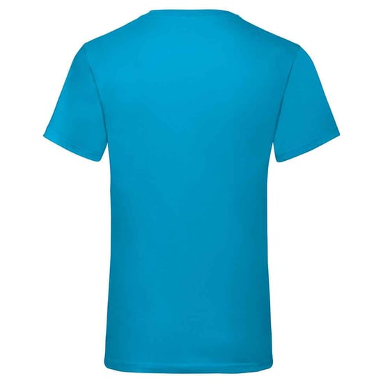 Fruit of the Loom Unisex Adult Valueweight V Neck T-Shirt (Azure Blue) - Image 2