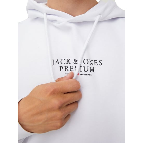 Jack & Jones Sudaderas Archie Sweat Hood Blanco - Image 2