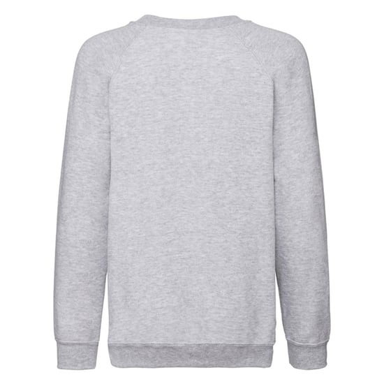 Fruit of the Loom Childrens/Kids Classic Heather Raglan Sweatshirt (Heather Grey) - Image 2