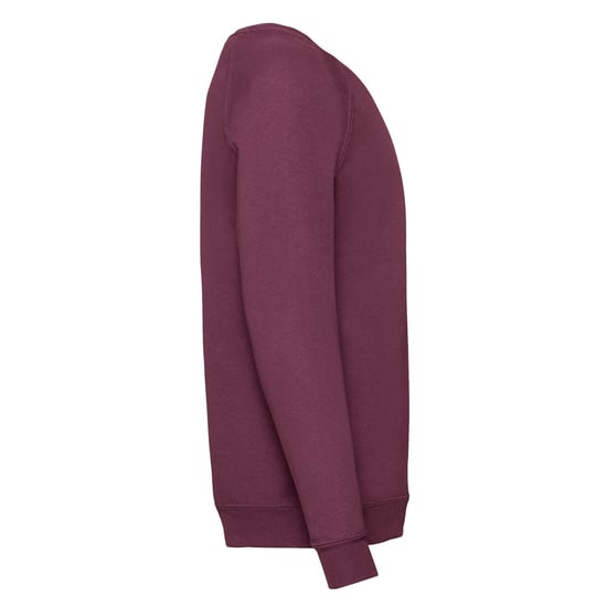 Fruit of the Loom Childrens/Kids Classic Raglan Sweatshirt (Burgundy) - Image 3