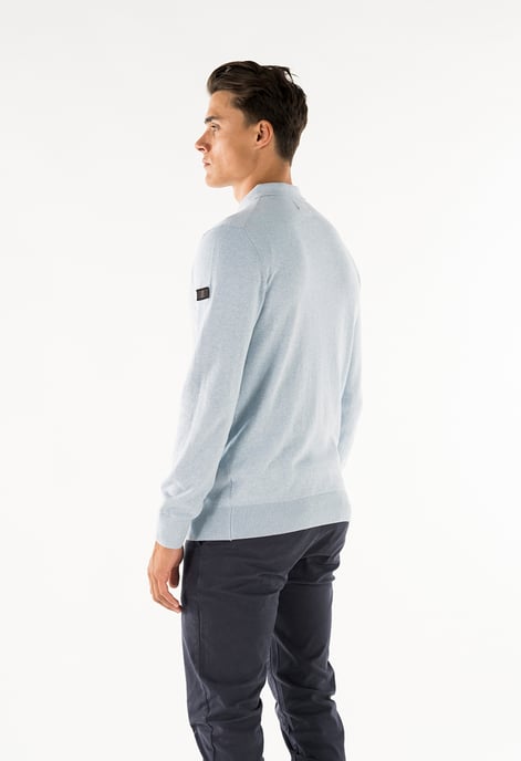Presly & Sun Sweater Brad Polo de punto de manga larga Azul - Image 3